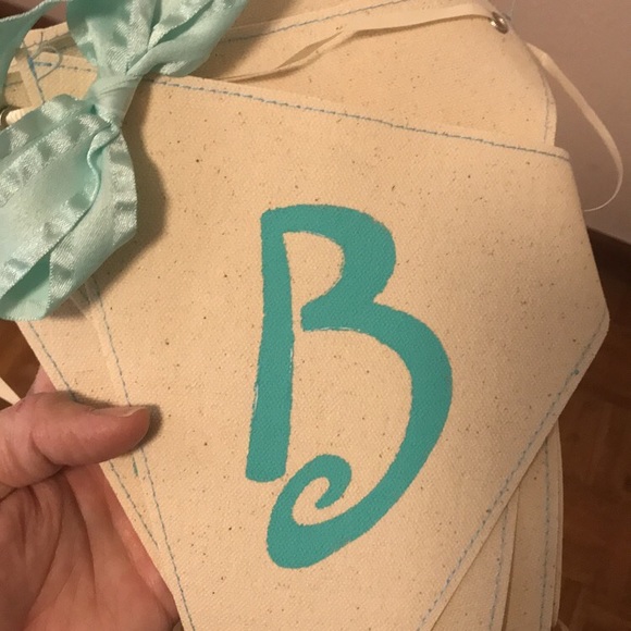 Tiffany Blue Bride Banner - Picture 2 of 3